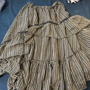 Handmade high low skirt